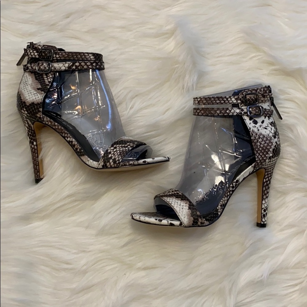 Snake Print Heels